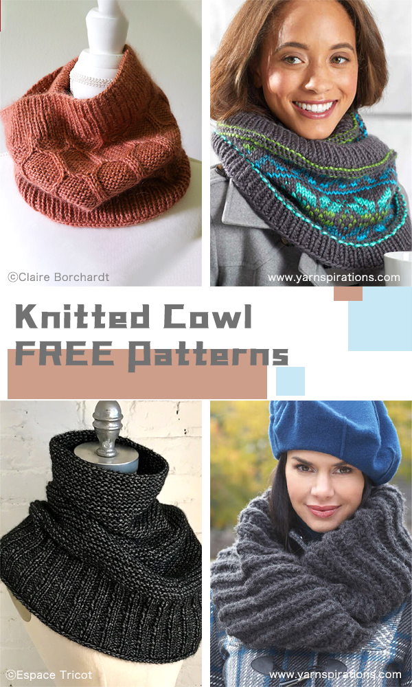 Knitted Cowl FREE Knitting Patterns - iGOODideas.com