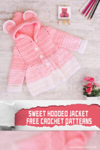 Sweet Hooded Jacket FREE Crochet Patterns - iGOODideas.com