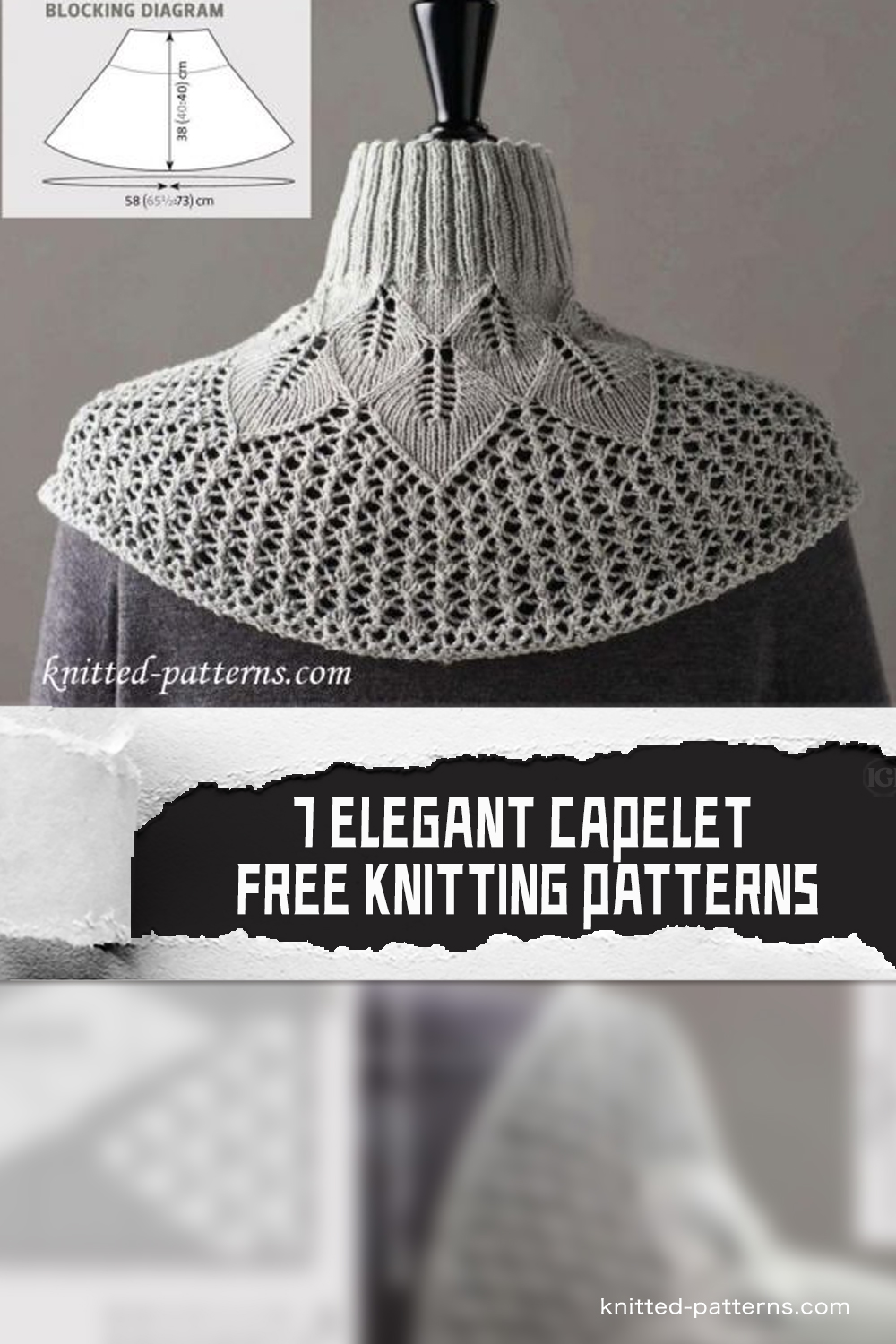 7 FREE Elegant Knitting Capelet Patterns