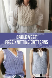 FREE Cable Vest Knitting Patterns - iGOODideas.com