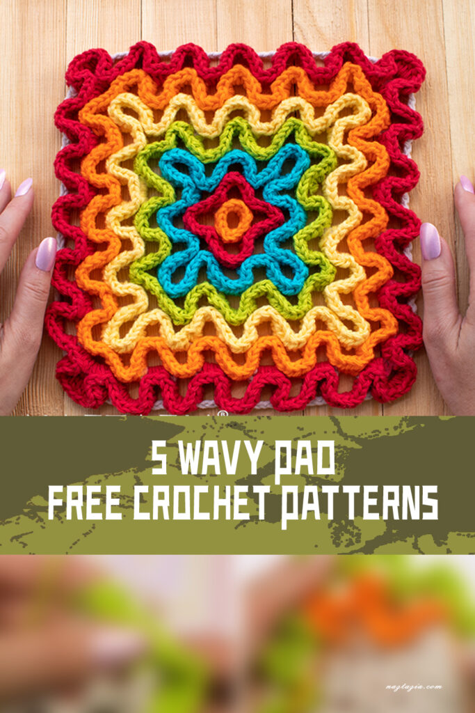 5 Wavy Pad FREE Crochet Patterns