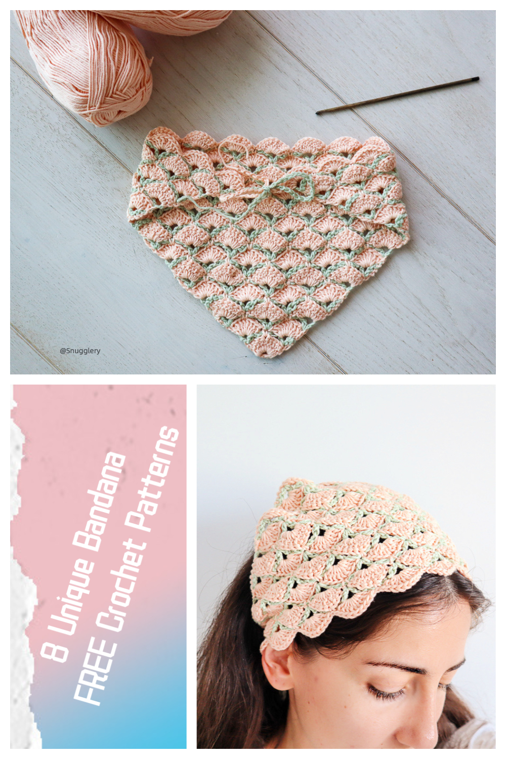 8 Bandana FREE Crochet Patterns