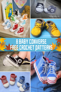 8 Baby Converse FREE Crochet Patterns - iGOODideas.com