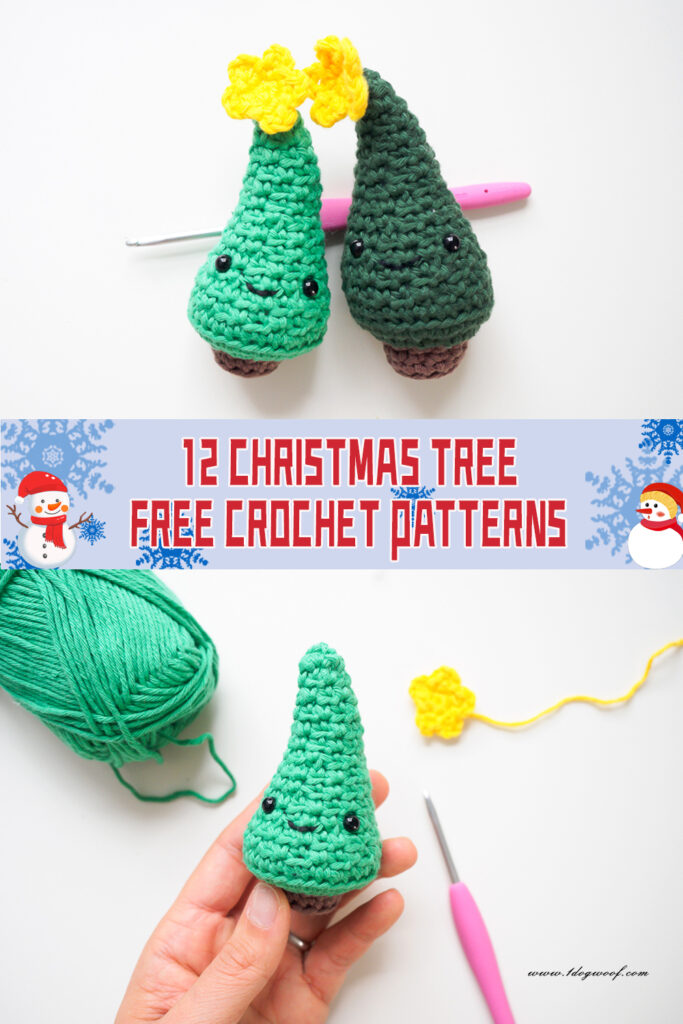 12 Christmas Tree Crochet Patterns - FREE - iGOODideas.com