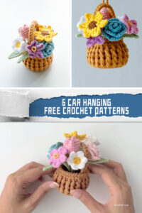 6 Car Hanging Crochet Patterns - FREE - iGOODideas.com