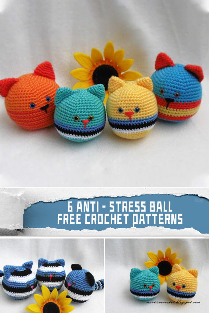 6 Anti-Stress Ball Crochet Patterns - FREE