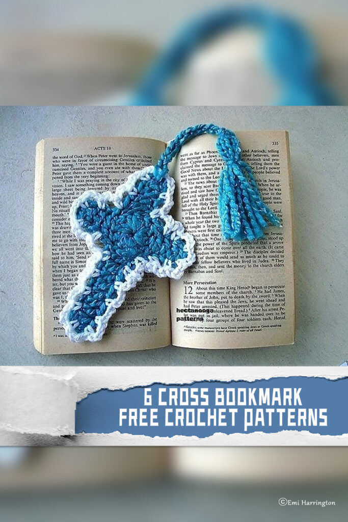 6 Cross Bookmark Crochet Patterns – FREE