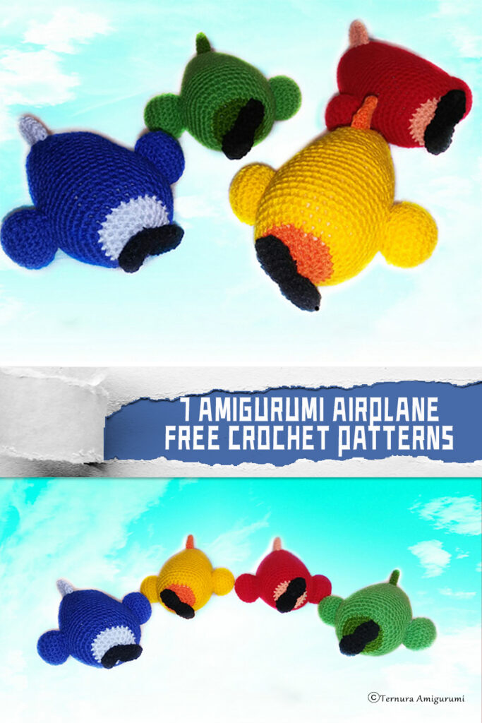 7 Amigurumi Airplane Crochet Patterns - FREE