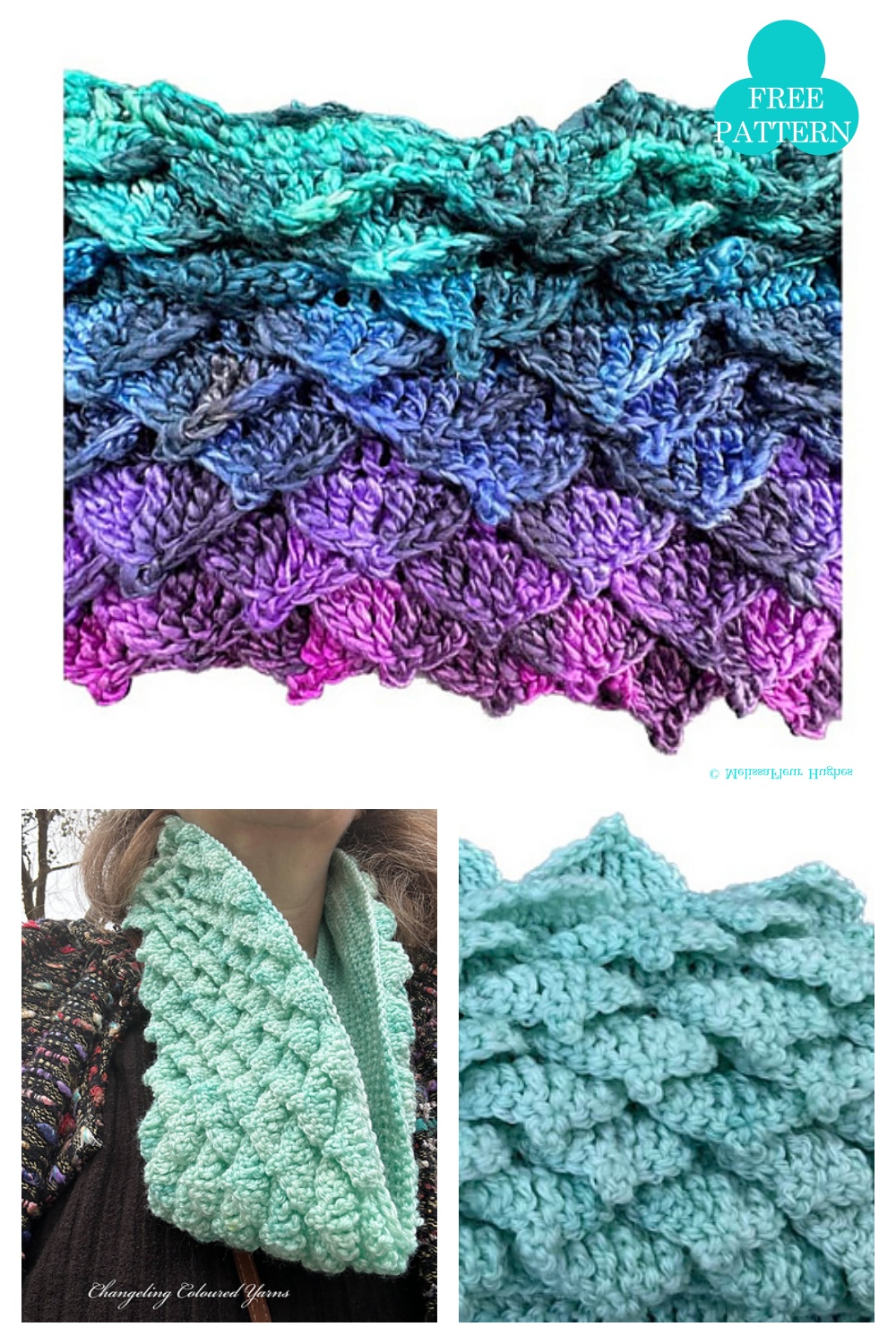 8 Affinity Cowl Crochet Patterns – FREE
