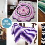 8 Stunning Ripple Blanket Crochet Patterns - FREE