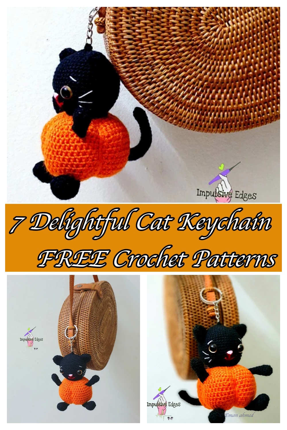 7 Delightful Cat Keychain Crochet Patterns – FREE