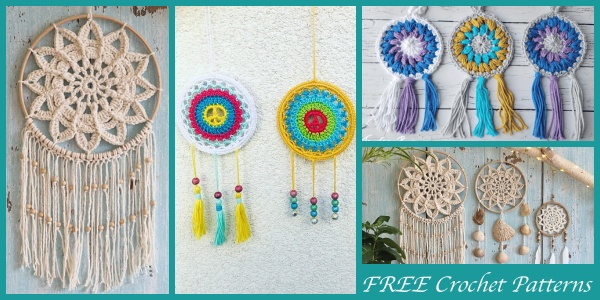 9 Delightful Dreamcatcher Crochet Patterns – FREE