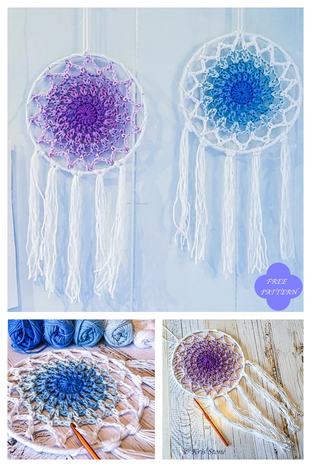 9 Delightful Dreamcatcher Crochet Patterns – FREE